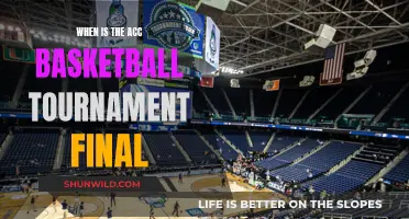 ACC Basketball Tournament Final: When's the Big Game?