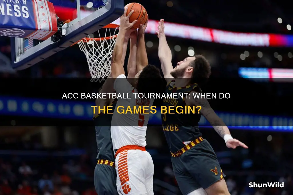 when is the acc basketball tournament start