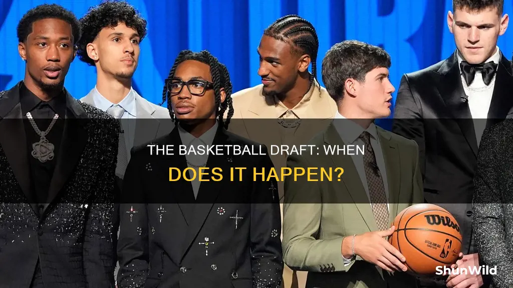 when is the basketball draft