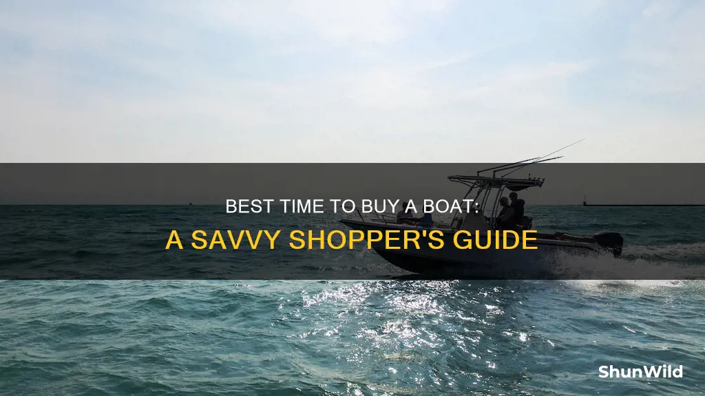 when is the best time to purchase a boat