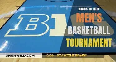 Big 10 Men's Basketball: Tournament Timing Revealed
