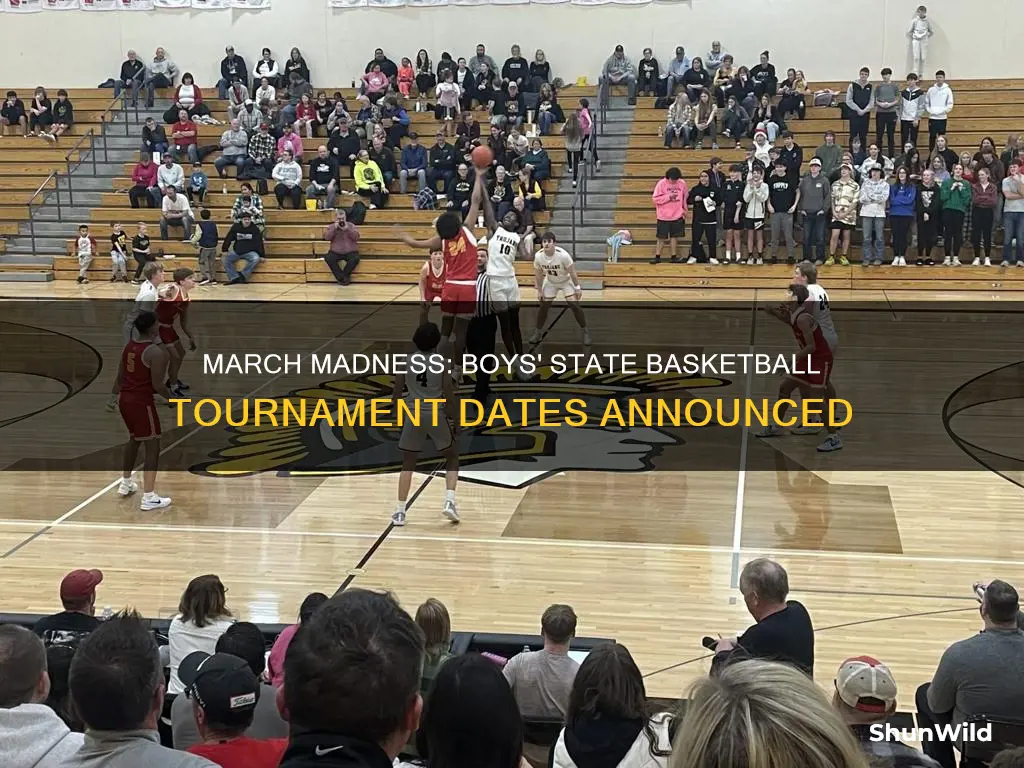 when is the boys state basketball tournament