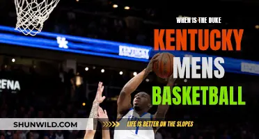 Duke vs Kentucky: Men's Basketball Showdown