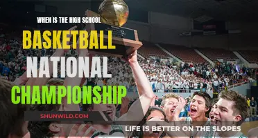 National High School Basketball Championship Dates Announced