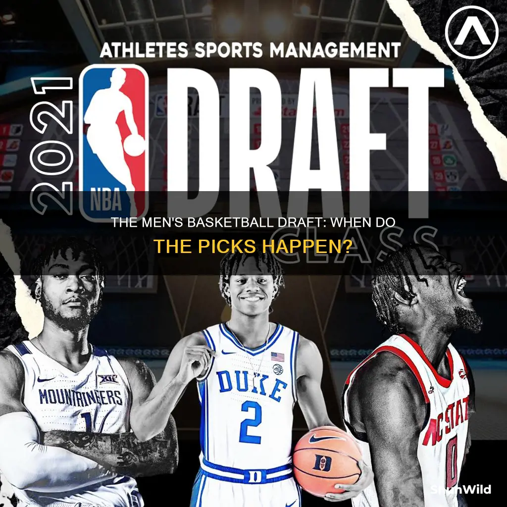 when is the mens basketball draft