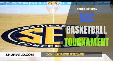 March Madness: Men's Sec Basketball Tournament Dates