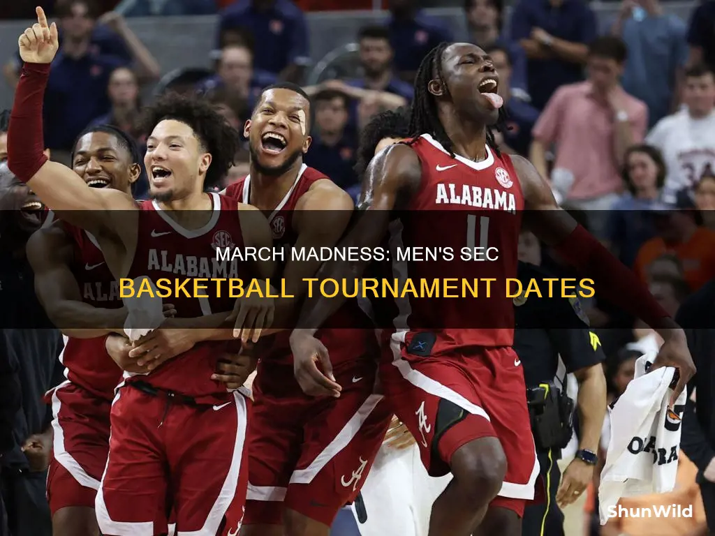 when is the mens sec basketball tournament