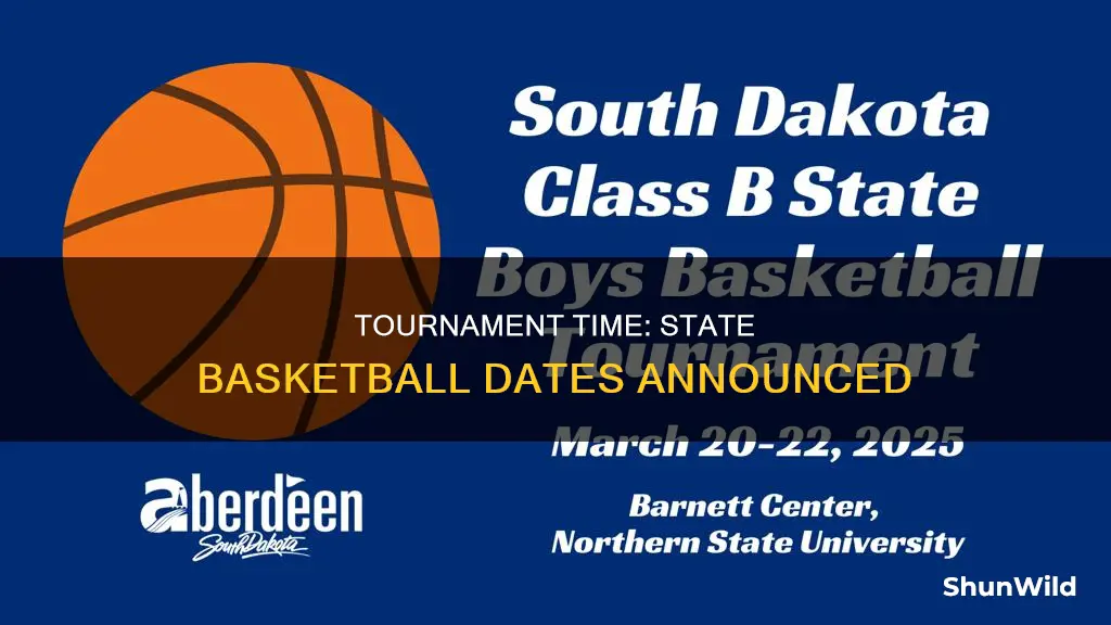 when is the state basketball tournament