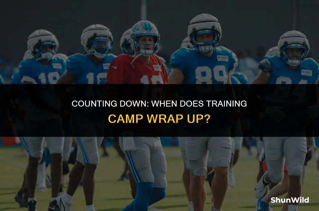 when is training camp over