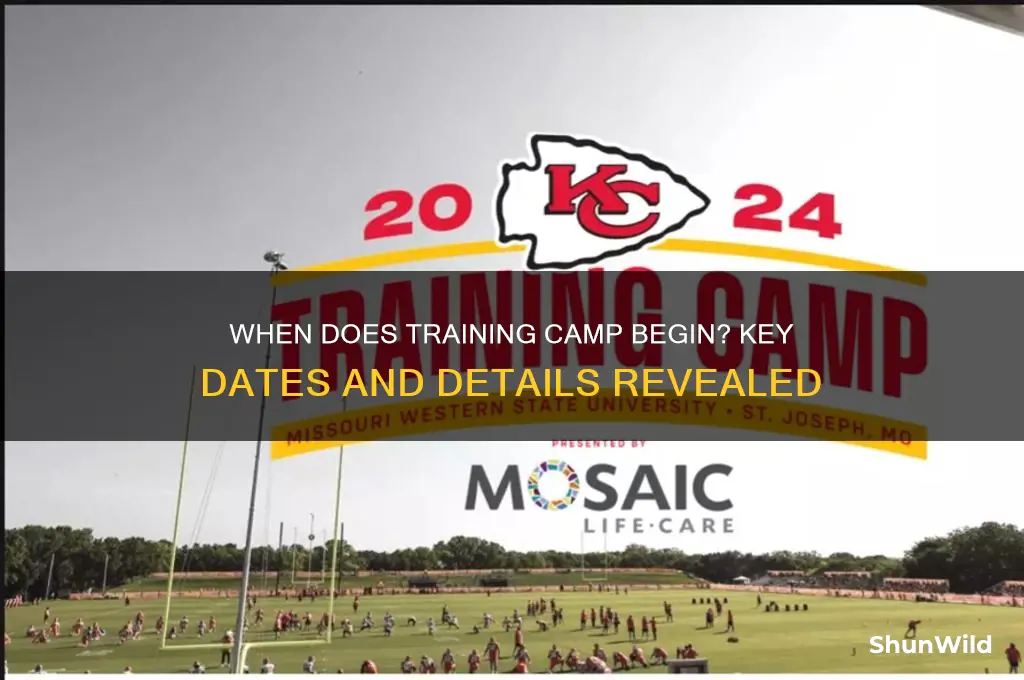 when is training camp