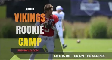 Unveiling the Vikings' Rookie Camp Schedule: Everything You Need to Know