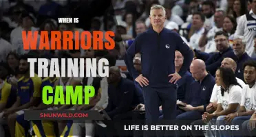 Unleashing the Warriors: Training Camp Dates Announced
