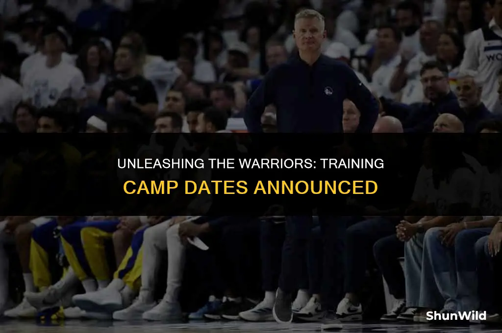 when is warriors training camp