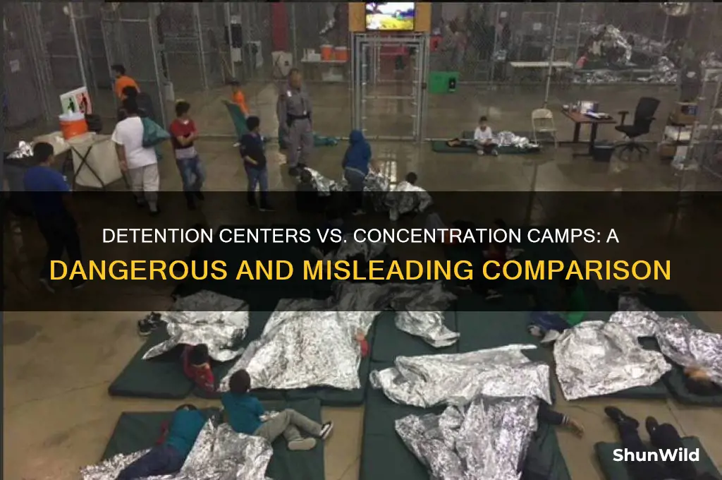 when people compare the detention centers to concentration camps