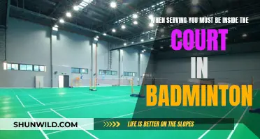 Stay Inside the Lines When Serving in Badminton