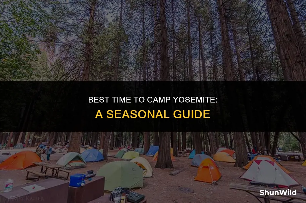 when should i camp yosemite