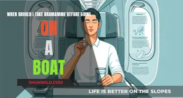 Best Time to Take Dramamine Before a Boat Trip