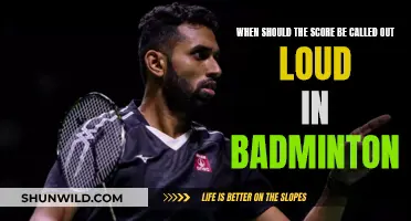 Calling Out Scores: When to Shout in Badminton