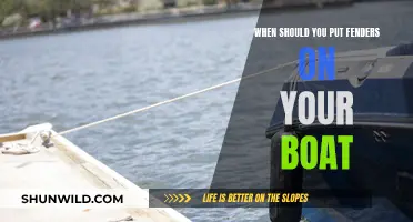 Fender Placement: When to Protect Your Boat