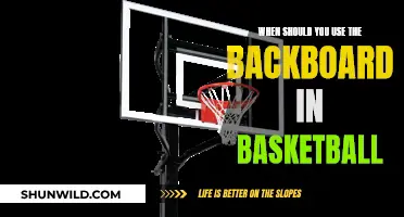 Backboard Usage: When to Use It in Basketball