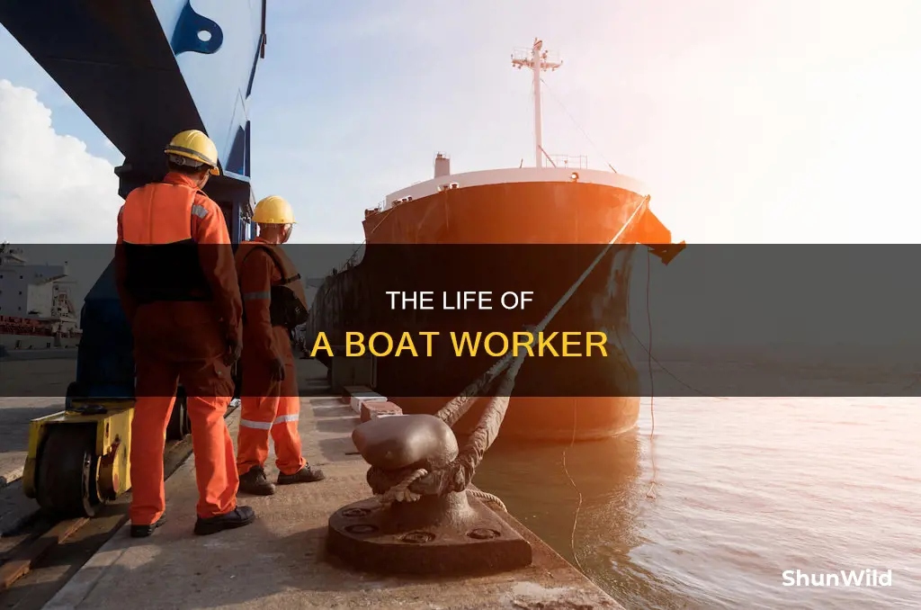 when they work on the boat