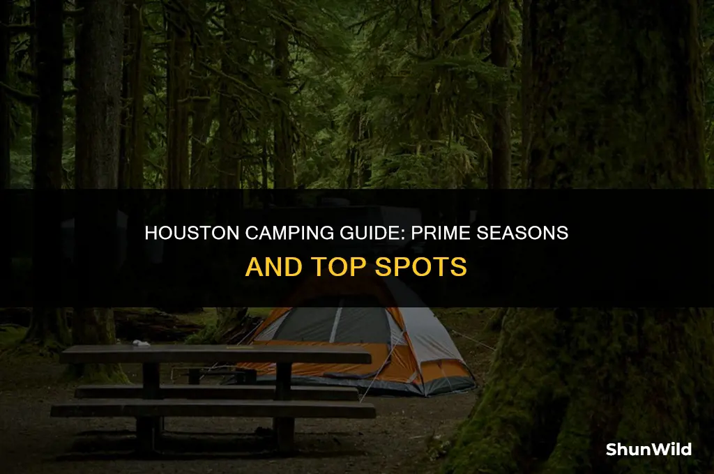 when to camp in houston