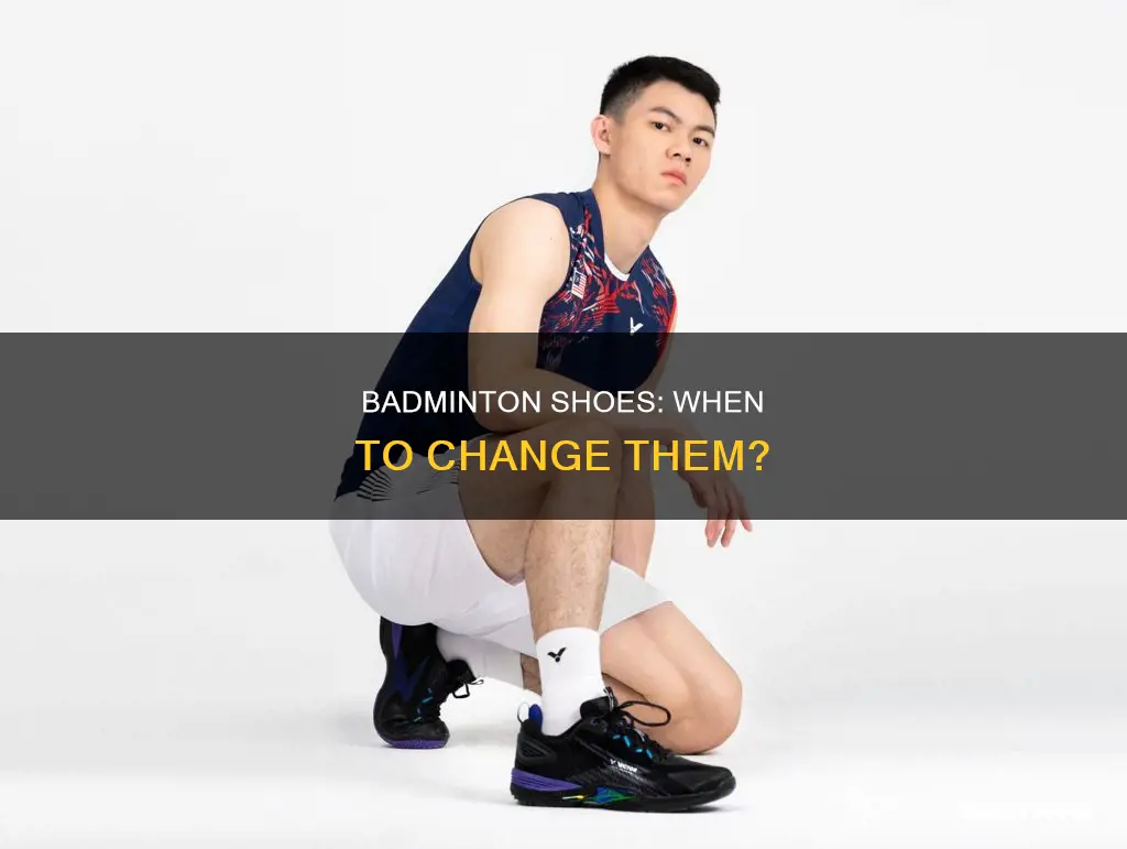 when to change badminton shoes