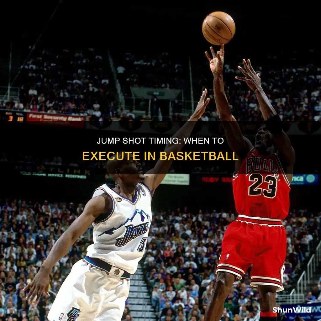 when to execute jump shot in basketball