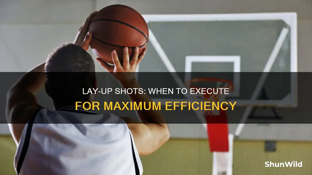 when to execute lay up shot in basketball