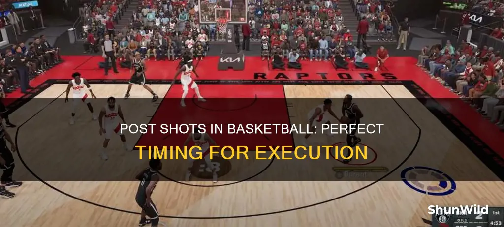 when to execute post shots in basketball