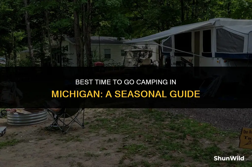 when to go camping michigan
