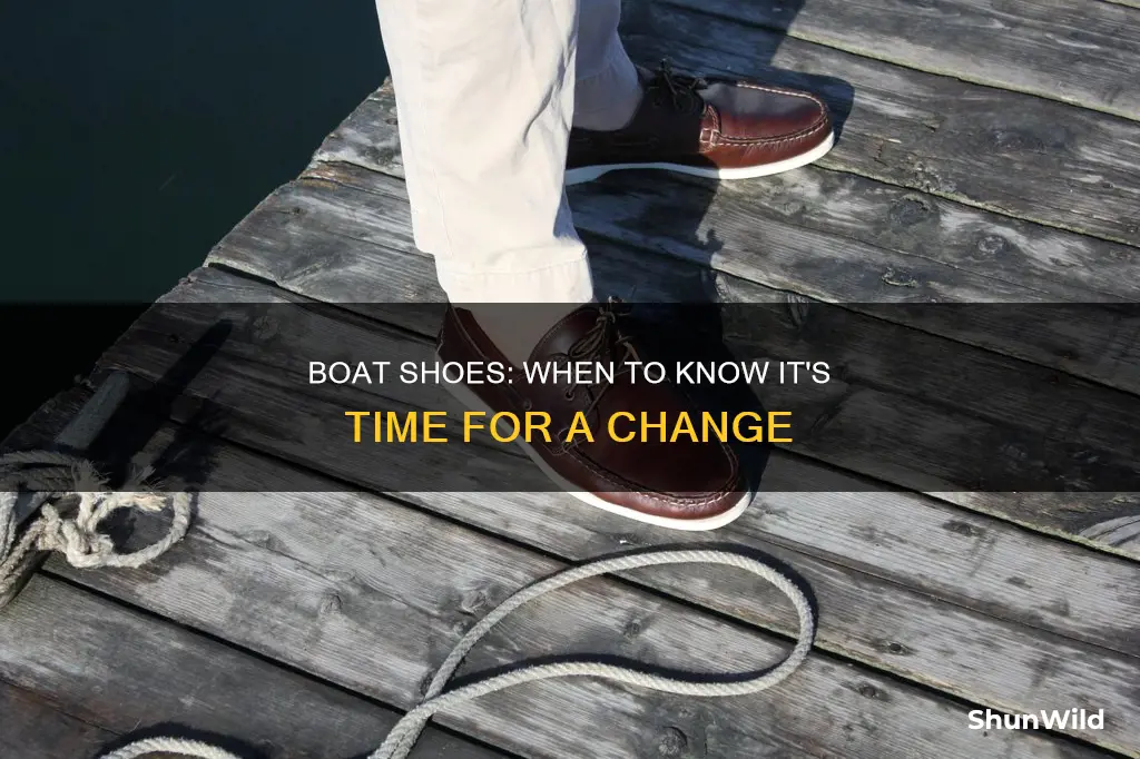 when to replace boat shoes