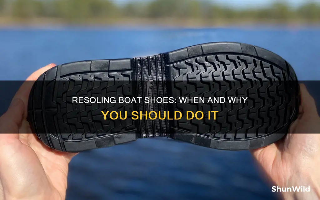 when to resole boat shoes