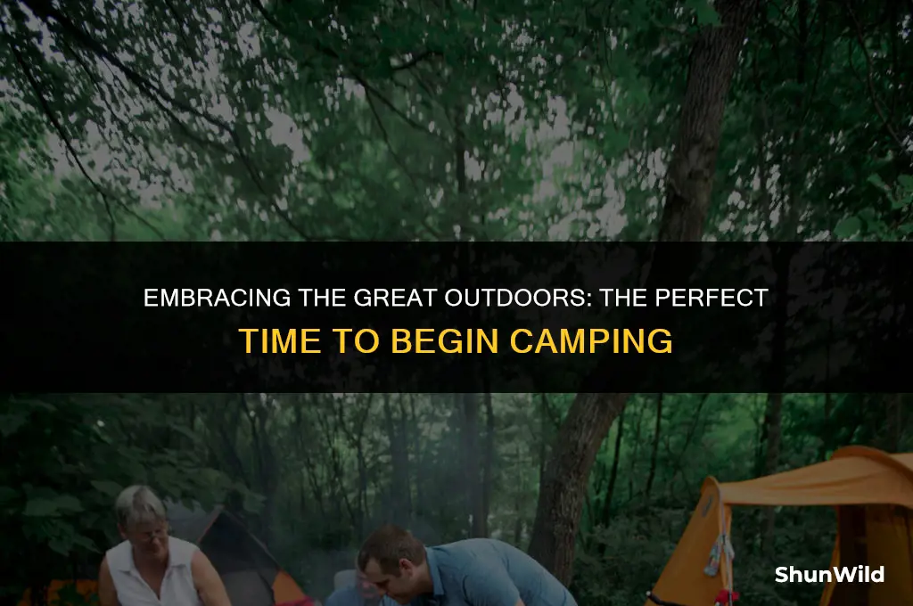 when to start camping