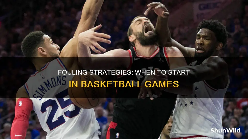 when to start fouling in basketball