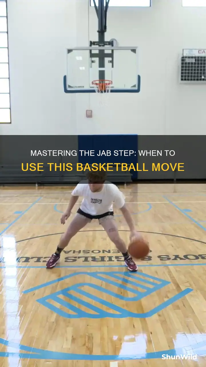 when to use jab step in basketball