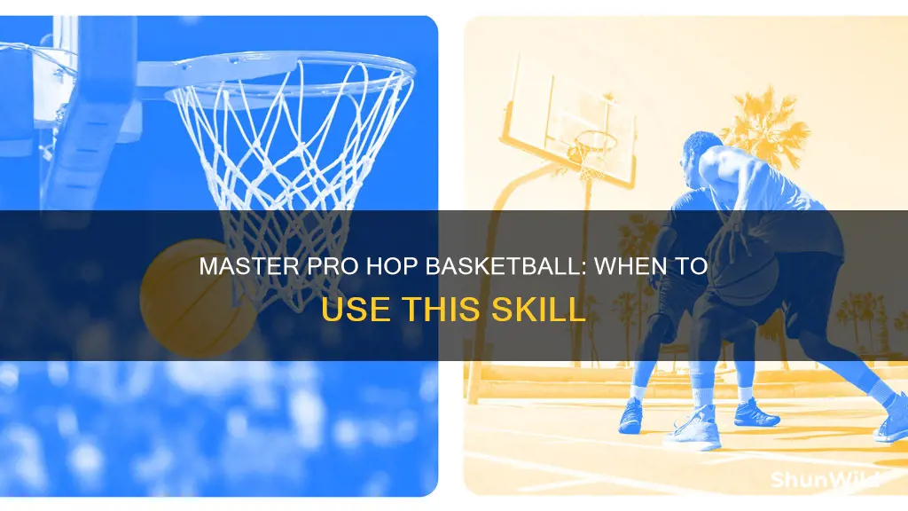 when to use pro hop basketball