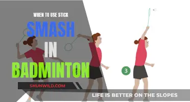 Smash Strategies: When to Use Stick Smash in Badminton