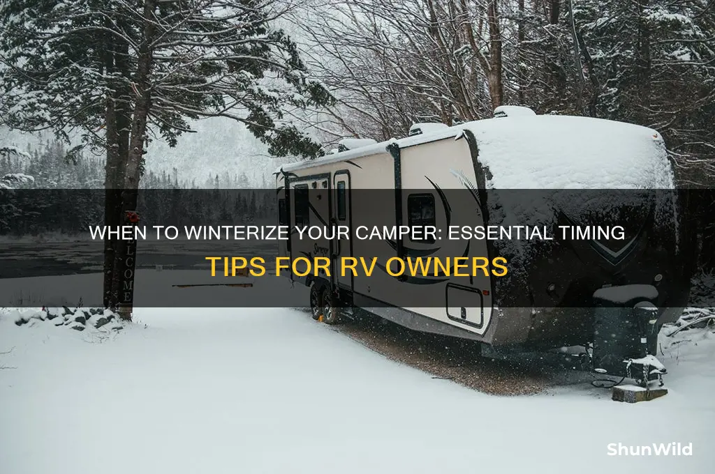 when to winterize camper
