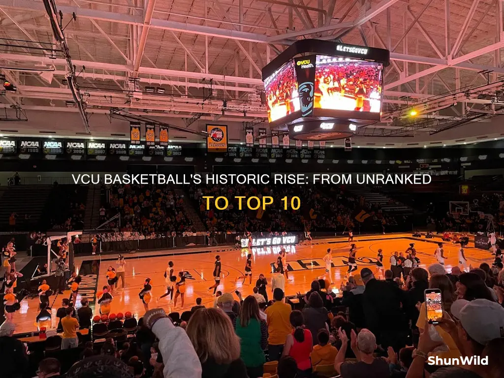 when vcu basketball ranked