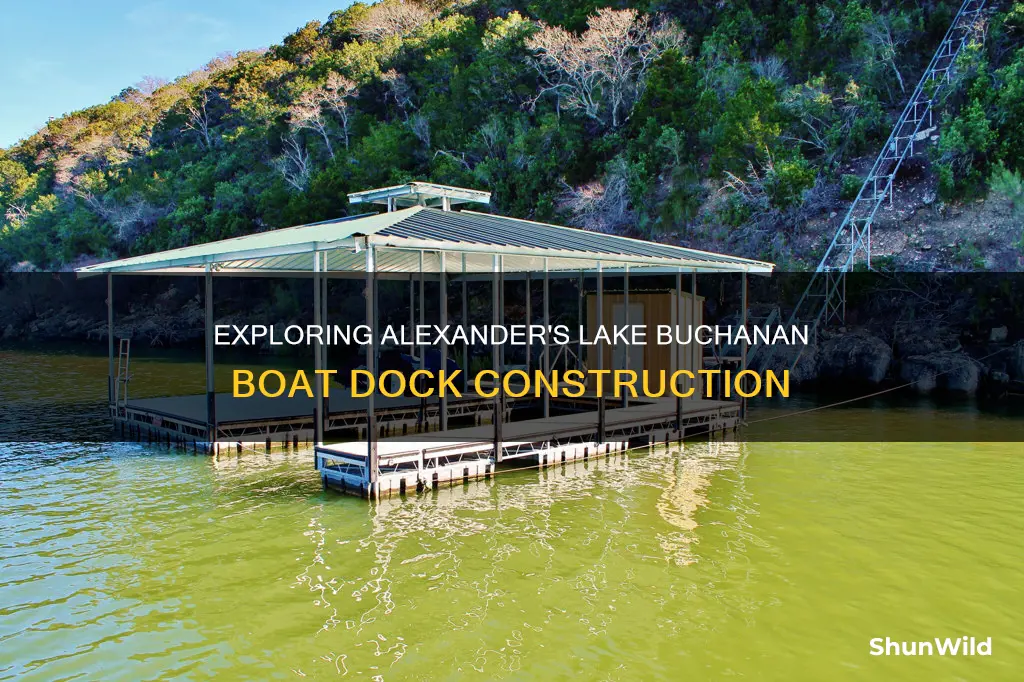 when was alexander boat dock built on lake buchanan