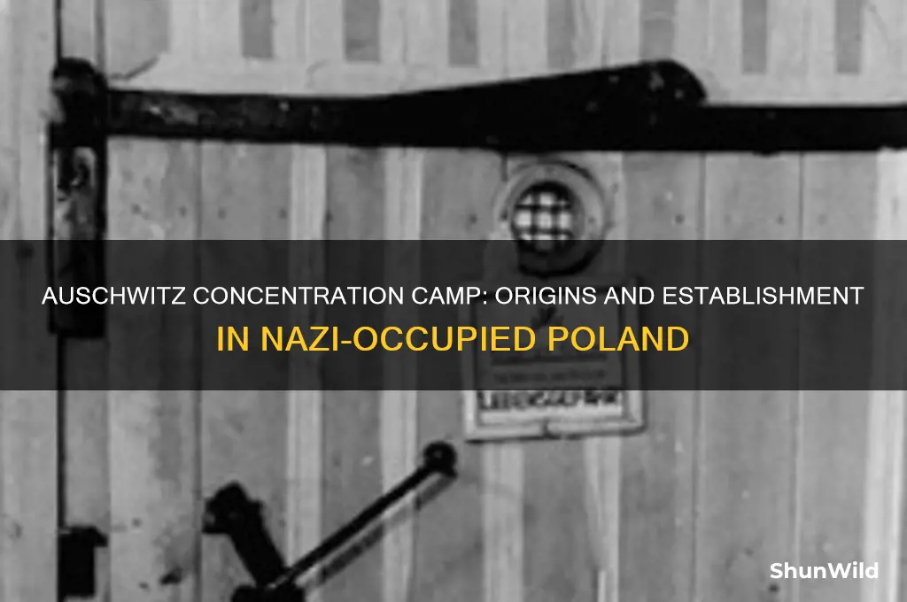 when was auschwitz concentration camp established