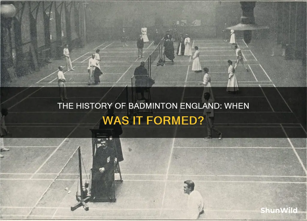 when was badminton england formed