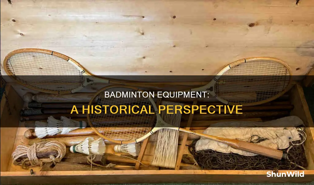 when was badminton equipment invented