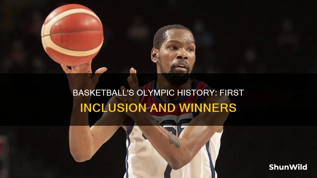 when was basketball included in the olympics and who won
