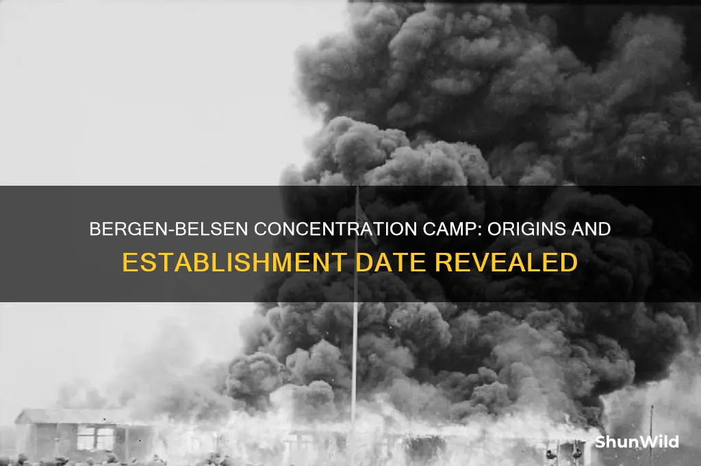 when was bergen belsen concentration camp established