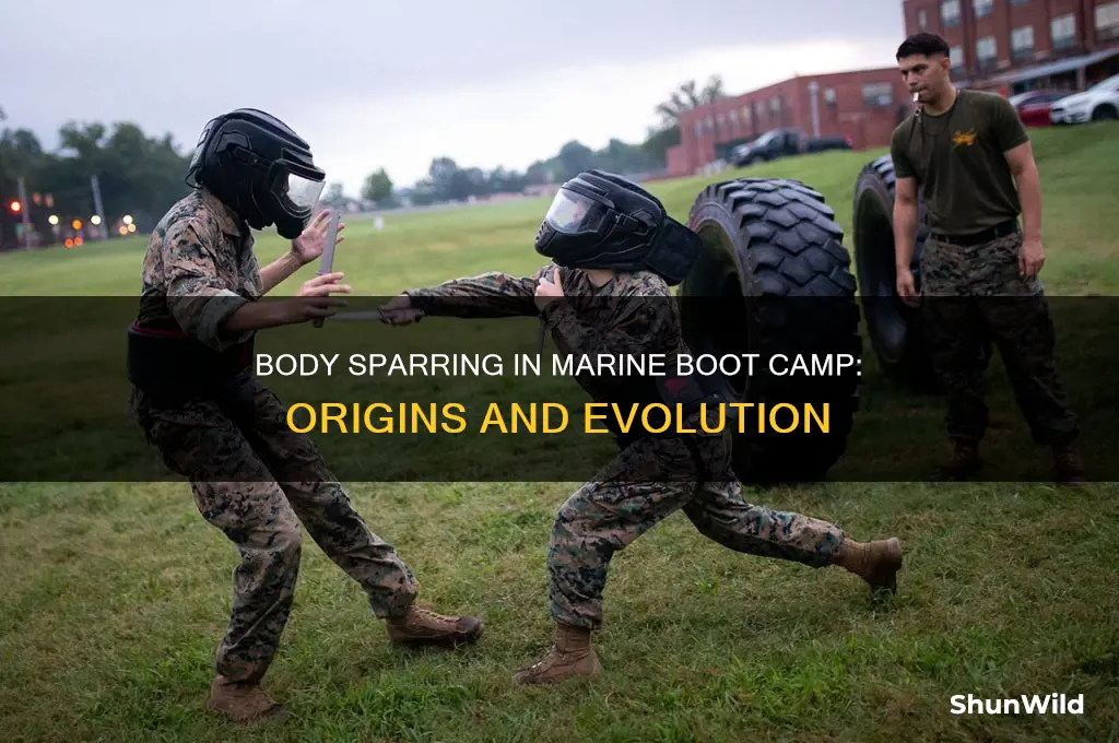 when was body sparring introduced in boot camp marines
