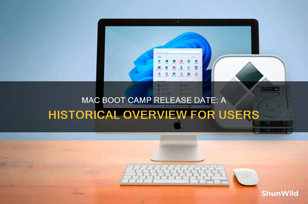when was boot camp for mac released