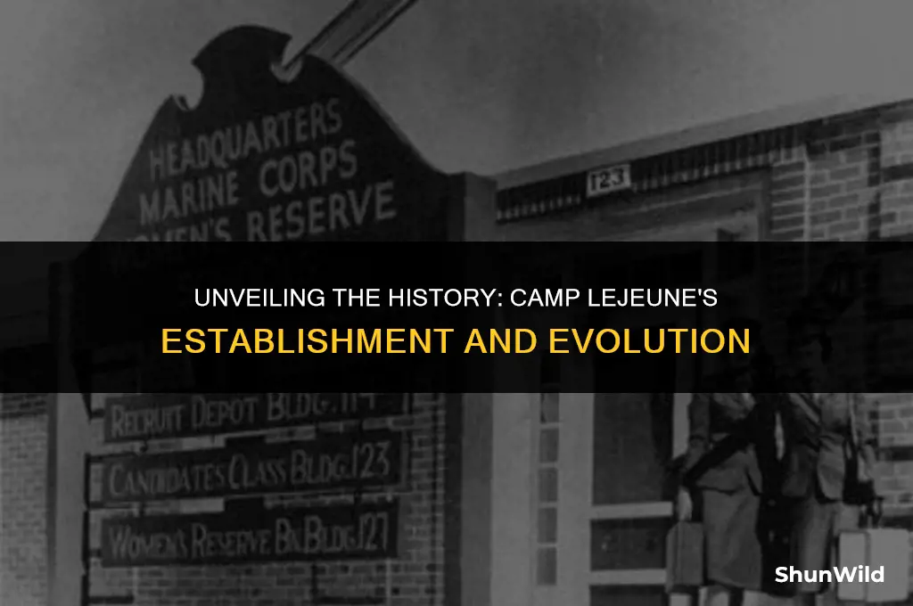when was camp lejeune