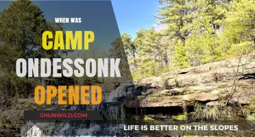 Unveiling the History: When Camp Ondessonk Opened Its Doors